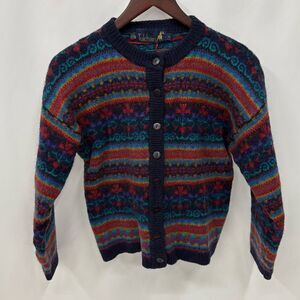 Kids Tulchan unisex wool cardigan sz XL